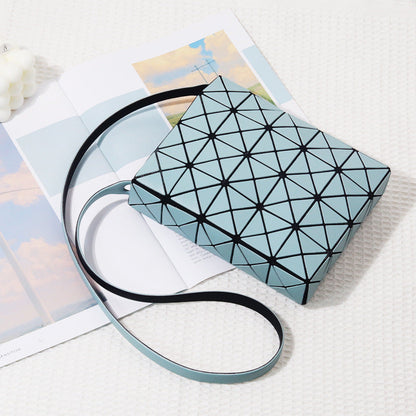 Box Geometric Diamond Pattern Cell Fashion Crossbody Bags