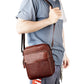 Men's Layer Cowhide Leather Daily Simple Trendy Lightweight Men's Messenger Bags