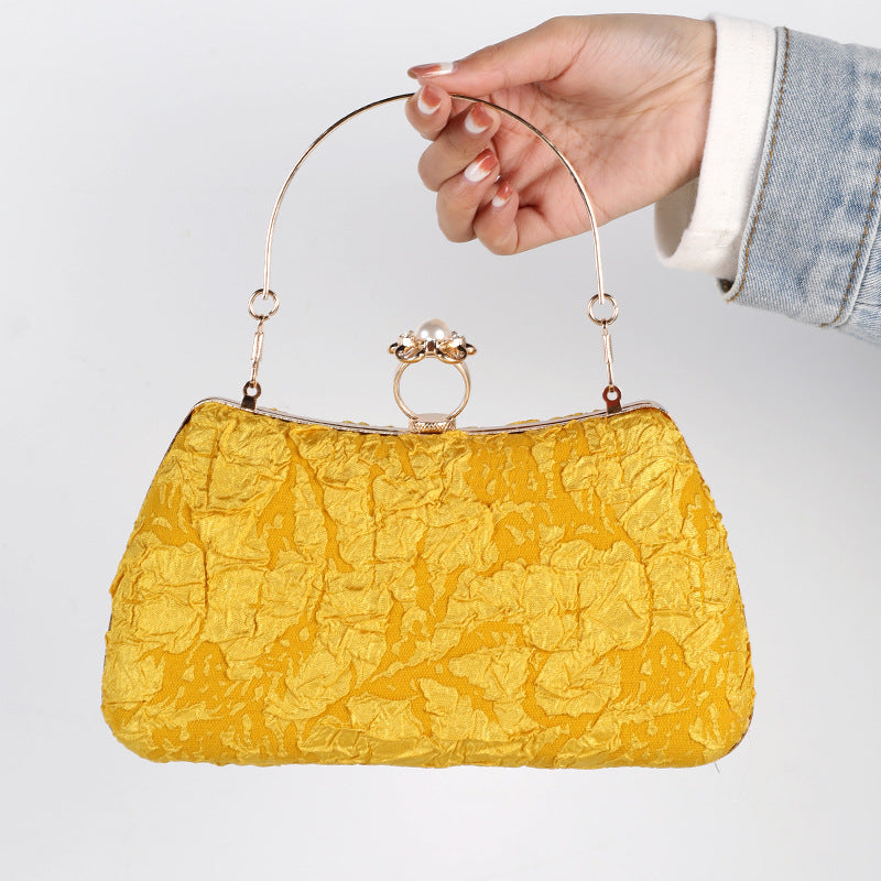 Rhinestone Retro Clutch Fashionable Elegant Chain Evening Bags