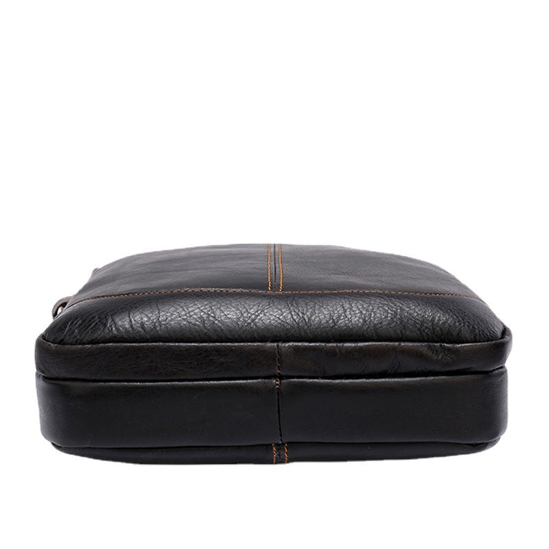 Men's Fashion Retro Style Business First Layer Men's Shoulder Bags