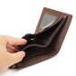 Leather For Man Large Capacity Short Men's Wallets