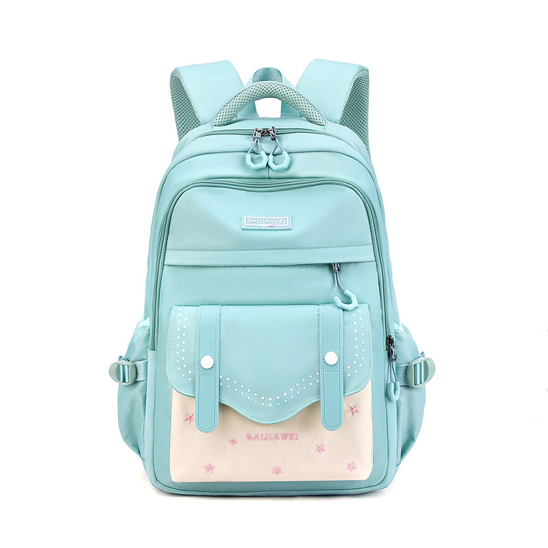 High Waterproof Hard-wearing Pairs Of Pocket Care Middle School Students' Schoolbags