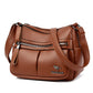 Women's Summer City Simple Big Soft Leather Crossbody Bags