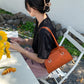 Women's Color Shell Niche Fashion Commuter Large Handbags
