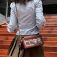Elegant Chain Rose Letter Flap Envelope Shoulder Bags