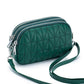 Women's Soft Leather Fashion Genuine Leisure Embroidery Crossbody Bags