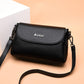 Women's Mother Soft Leather Fashion Elegant Grandma Crossbody Bags