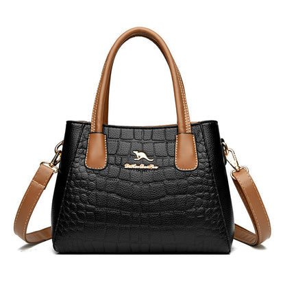 Women's Stone Pattern High Sense Large Small Square Bags