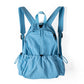 Design Drawstring Ruffle Lightweight Nylon Leisure Backpacks