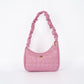 Women's Korean Minority Cloud Pleated Embroidered Underarm Armpit Bags