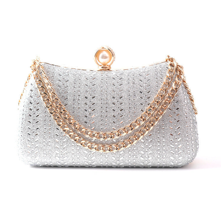 Women's Inlay Dinner Hand-held Banquet Source Evening Bags