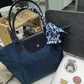 Women's Nylon Dumpling Embroidered Large Capacity Totes Shoulder Bags