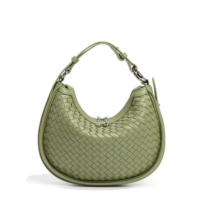 Female French Style Idle Soft Leather Crossbody Bags