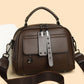 Women's Versatile Mom Large Capacity Soft Leather Shoulder Bags