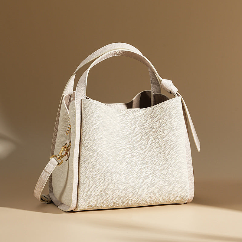 Women's Genuine Leather Fashion Large Capacity Cowhide Handbags