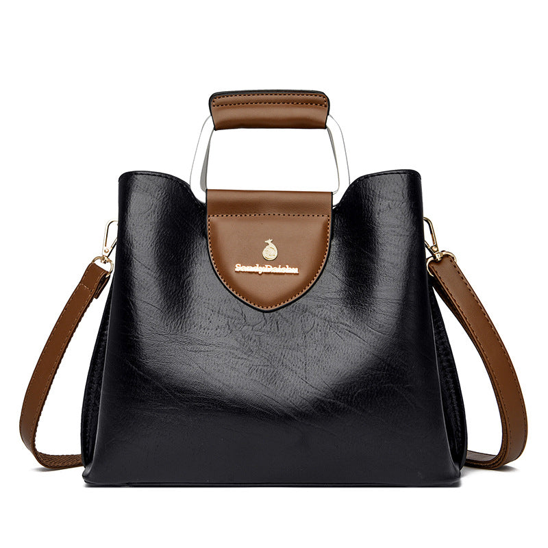 Women's Fashion Genuine Leather Kangaroo Large Capacity Bags