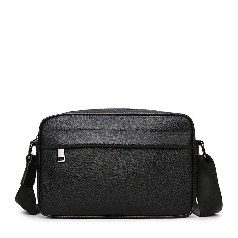 Men's Leather First Layer Cowhide Horizontal Men's Shoulder Bags