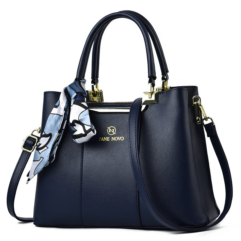 Mom Fashion Stitching Portable Large Korean Shoulder Bags