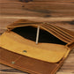 Men's Retro Crazy Horse Leather Long Clutch Ladies Wallets