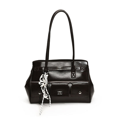 Capacity Female Retro Easy Matching Tide Fashion Shoulder Bags