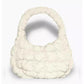 Women's Pleated Cloud Niche Plaid Bubble Down Shoulder Bags