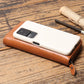 Women's & Men's & Antique Oil Wax Leather Multiple Ladies Wallets