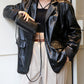 Women's Autumn Lightweight Slung Vegetable Tanning Soft Cowhide Bags