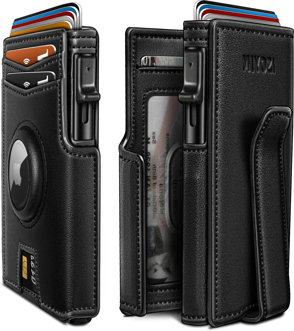 Men's Stylish Carbon Fiber Leather High-grade Men's Wallets