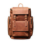 Men's Leather Crazy Horse Mountain Climbing Large Backpacks