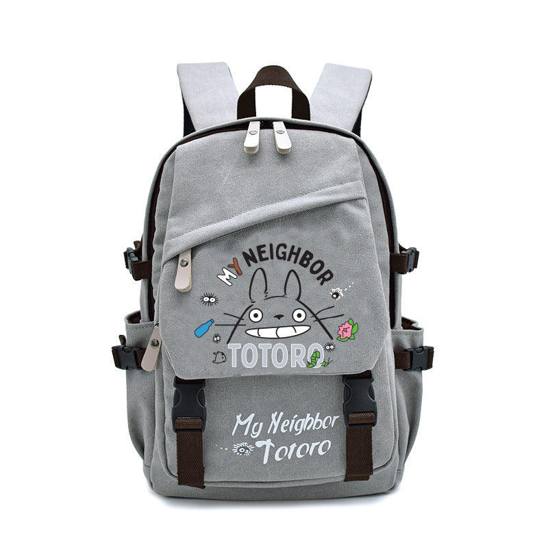 Men's Piece Cartoon Dragon Ball Totoro Joint Middle School Students' Schoolbags