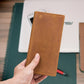 For Long Crazy Horse Leather Cowhide Men's Wallets