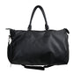 Men's Solid Color Large Capacity Leather Collect Travel Bags