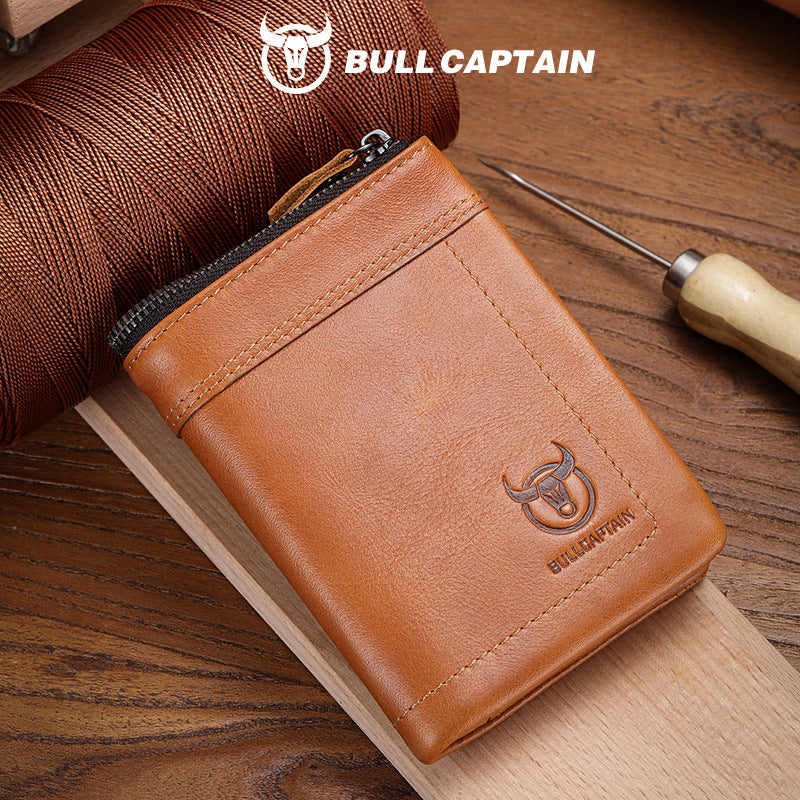 Men's Leather Goods Short Album Driving License Men's Wallets