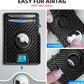 Men's Stylish Carbon Fiber Leather High-grade Men's Wallets