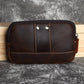 Men's Layer Cowhide Retro Simple Construction Site Men's Waist Packs