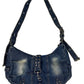 American Retro Denim Street Fashion Daily Shoulder Bags