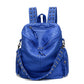 Fashion Studded Washed Leather Large Capacity Backpacks