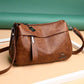 Women's Fashion Solid Color Soft Surface Large Crossbody Bags