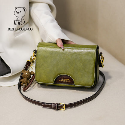 Women's Source Urban Simple Contrast Color Small Square Bags