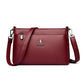 Women's Color Soft Leather Large Capacity More Than Crossbody Bags