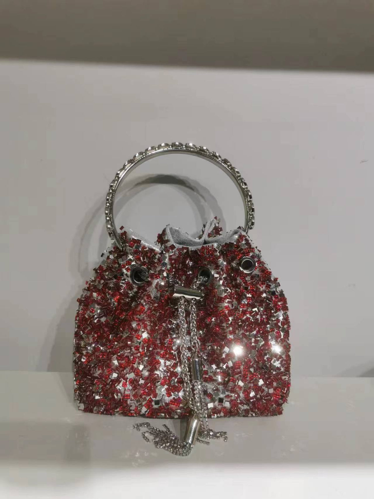 Women's Heron Live Streaming On Tassel Rhinestone Shoulder Bags
