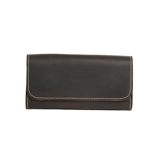 Men's Leather First Layer Cowhide Hanging Portable Men's Waist Packs