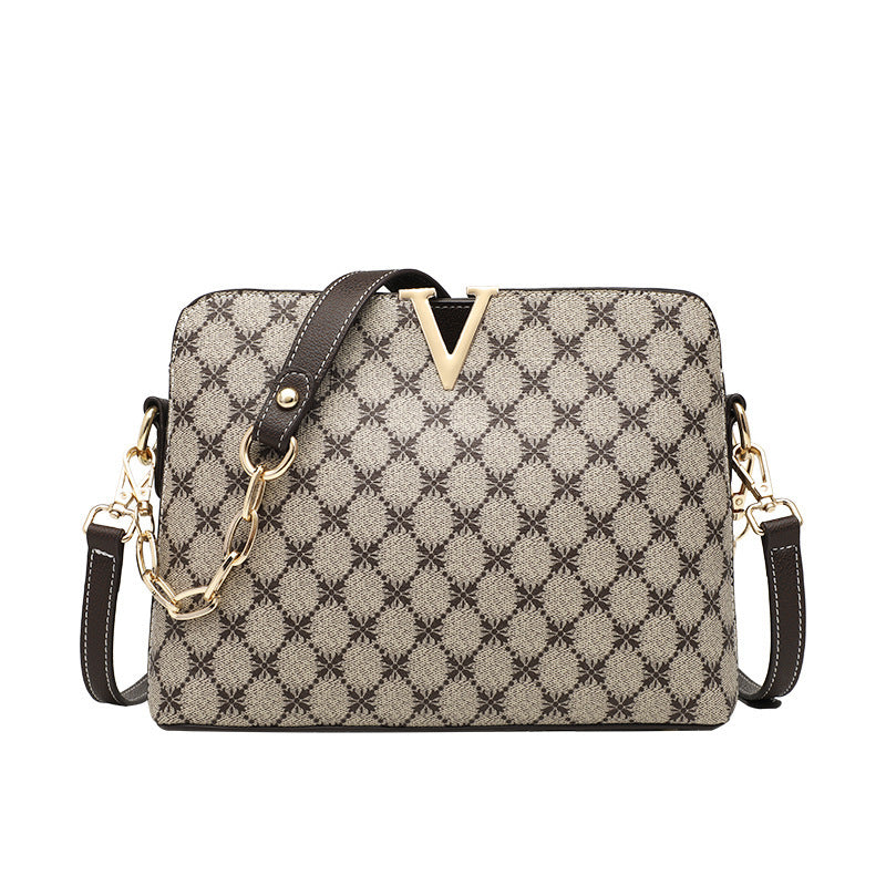 Summer Printed Fashion Retro Shell Chain Crossbody Bags