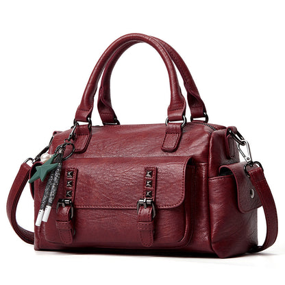 Women's Large Capacity Willow Fashion Soft Leather Bags