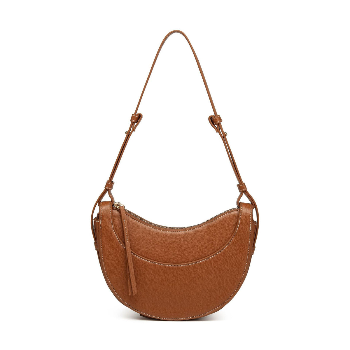 French Minority Design Female Advanced Texture Litchi Pattern Crossbody Bags