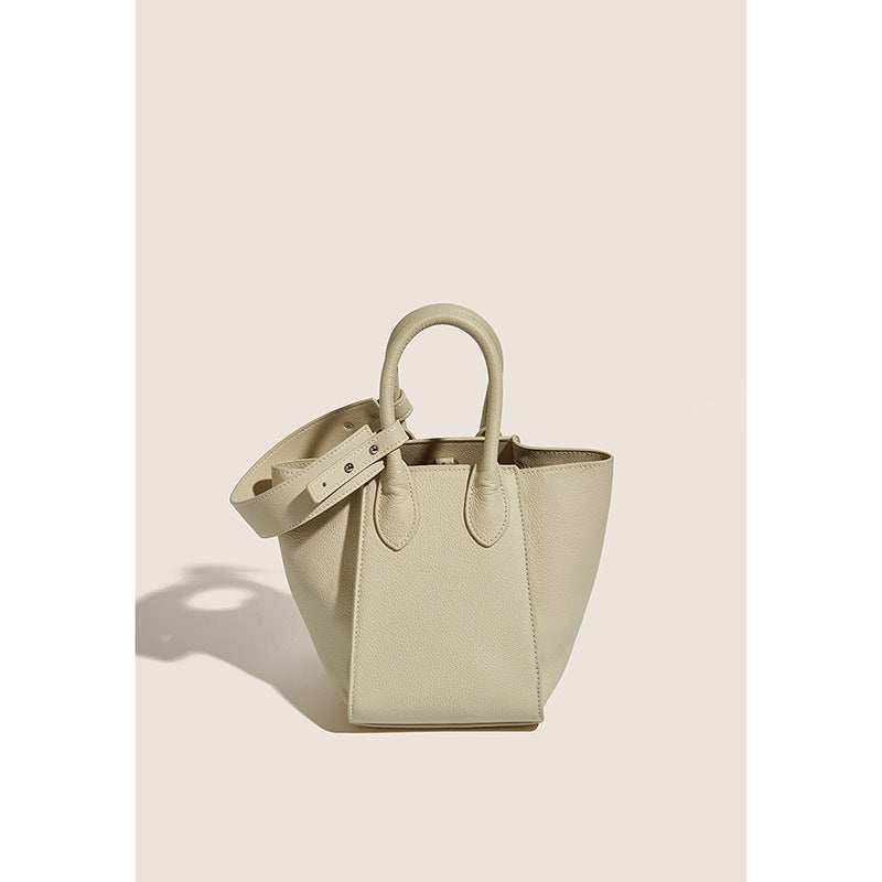 Women's Leather Minority Wings Style Portable Vegetable Bags