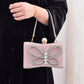 Dinner Black Graceful Dress Bow Hand-held Evening Bags
