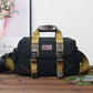 Slouchy Stylish Black Canvas Fishing Lamp Bags