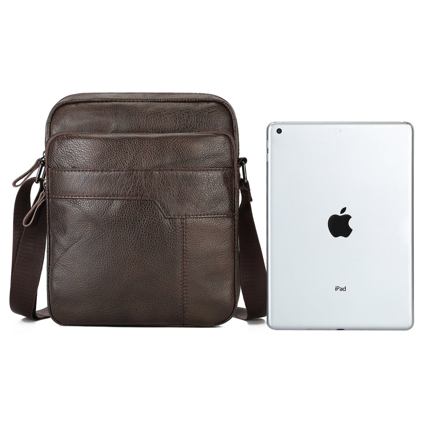 Men's Popular First Layer Leather Korean Men's Shoulder Bags