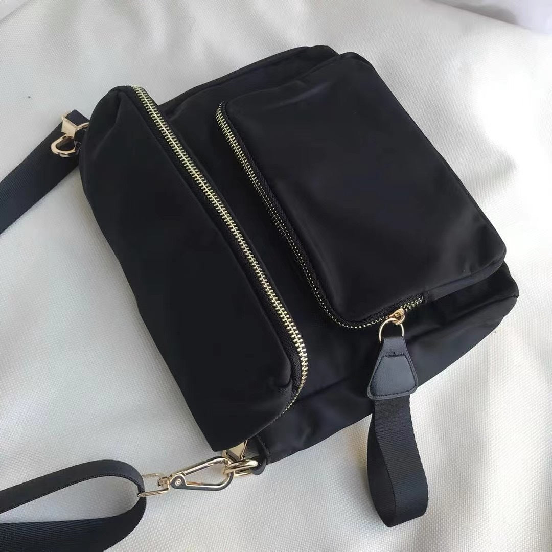 Women's Korean Style Flap Nylon Cloth Lightweight Crossbody Bags
